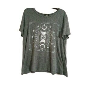 Ruby & Lace T Shirt Women's 2x  Moon Theme Relaxed Fit Horoscope Tee Top